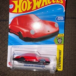 Hot Wheels Red Porsche 911 Carrera Toy Car